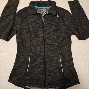 Tangerine full zip jacket, women's size large